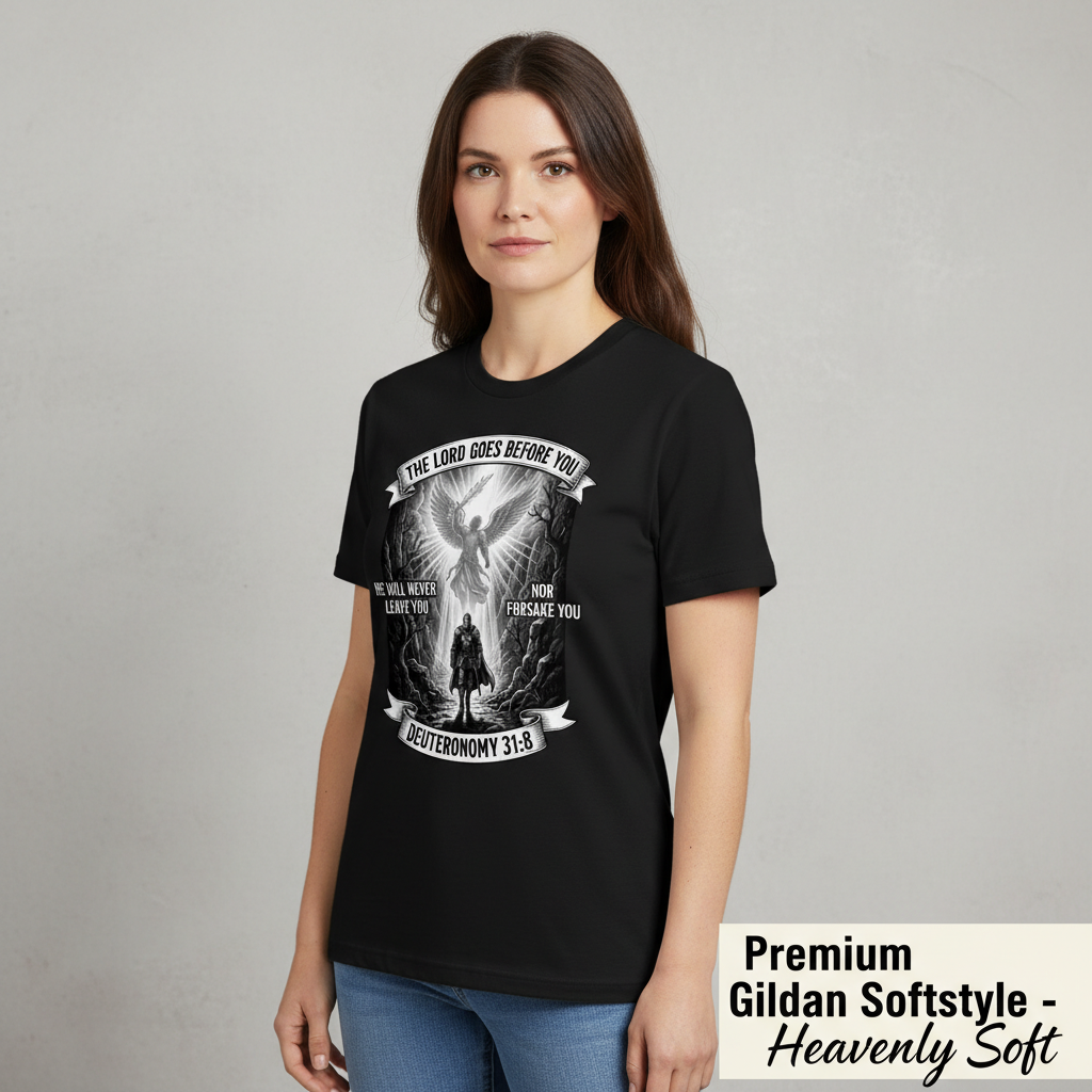 He Will Never Forsake T-Shirt__space