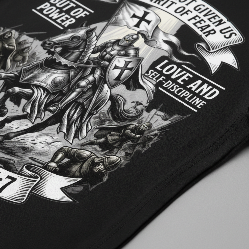 Spirit of Power Warrior T-Shirt__detail