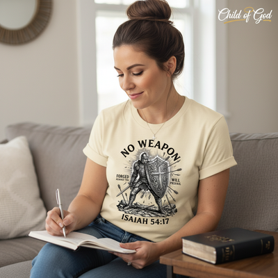 No Weapon Shall Prevail T-Shirt__use