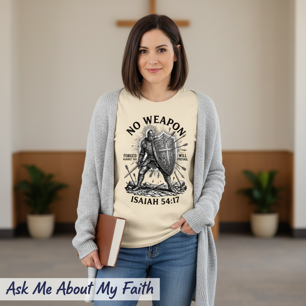 No Weapon Shall Prevail T-Shirt__pair