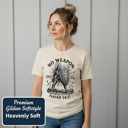 No Weapon Shall Prevail T-Shirt__space