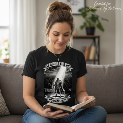 If God Is For Us Warrior T-Shirt__use