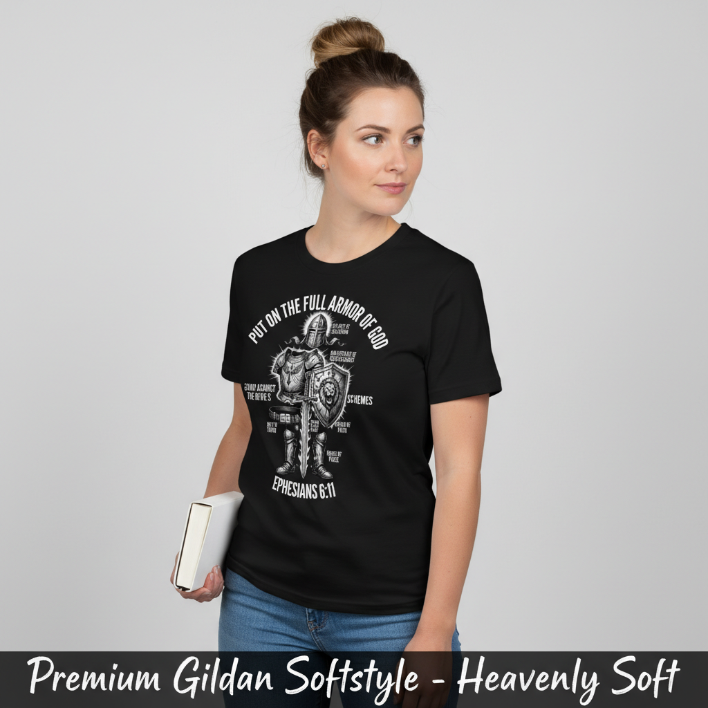 Full Armor of God Warrior T-Shirt__space