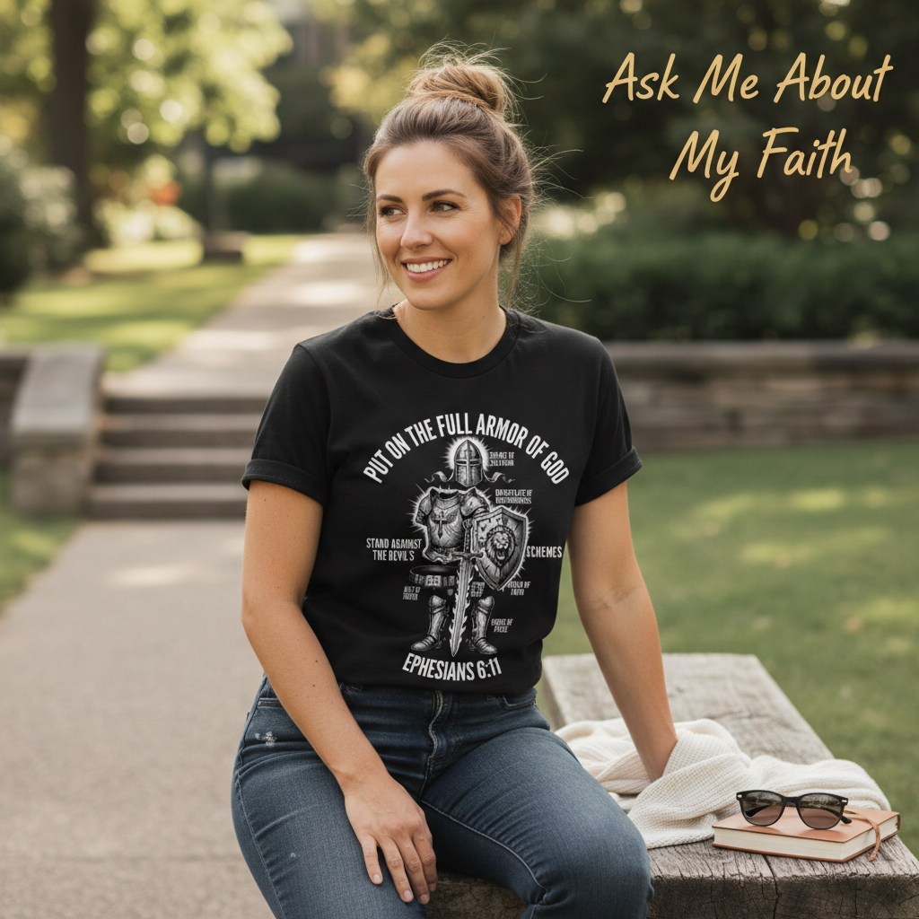 Full Armor of God Warrior T-Shirt__pair