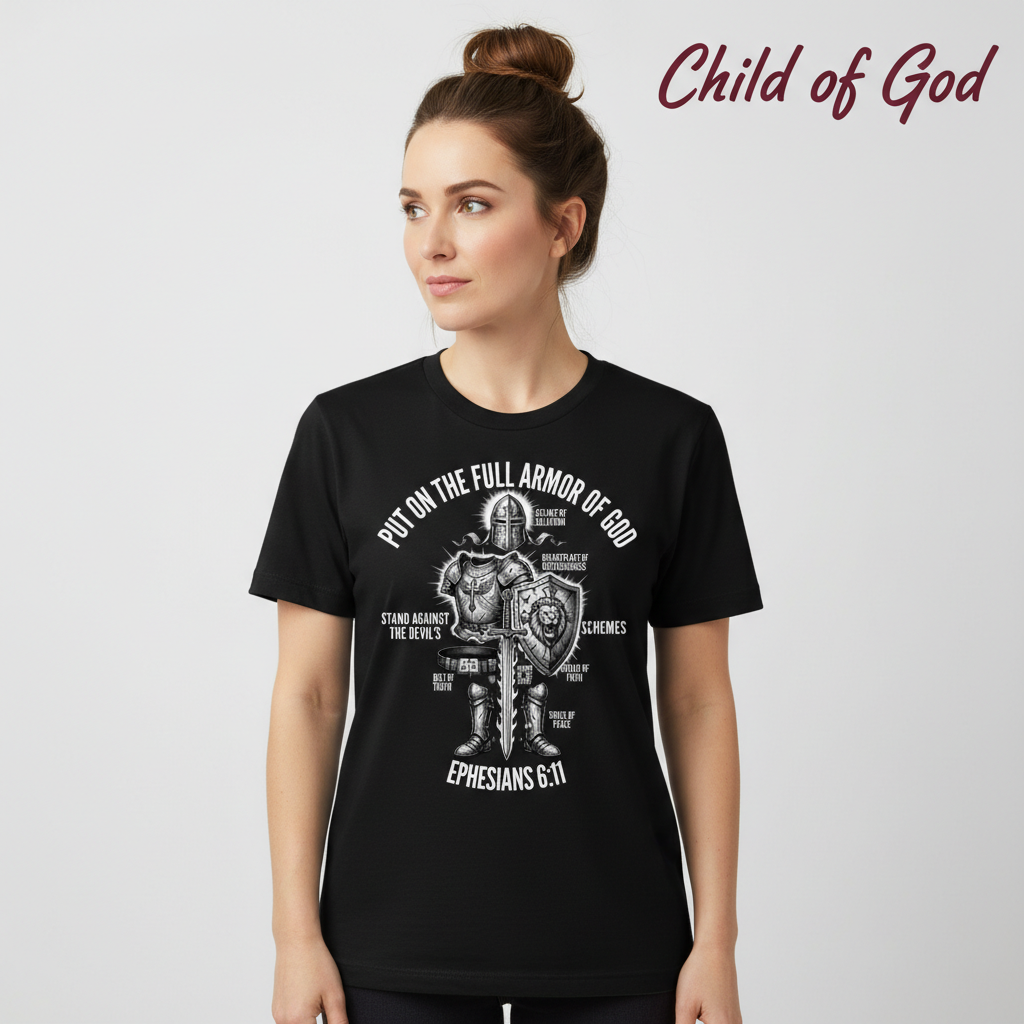 Full Armor of God Warrior T-Shirt__hero
