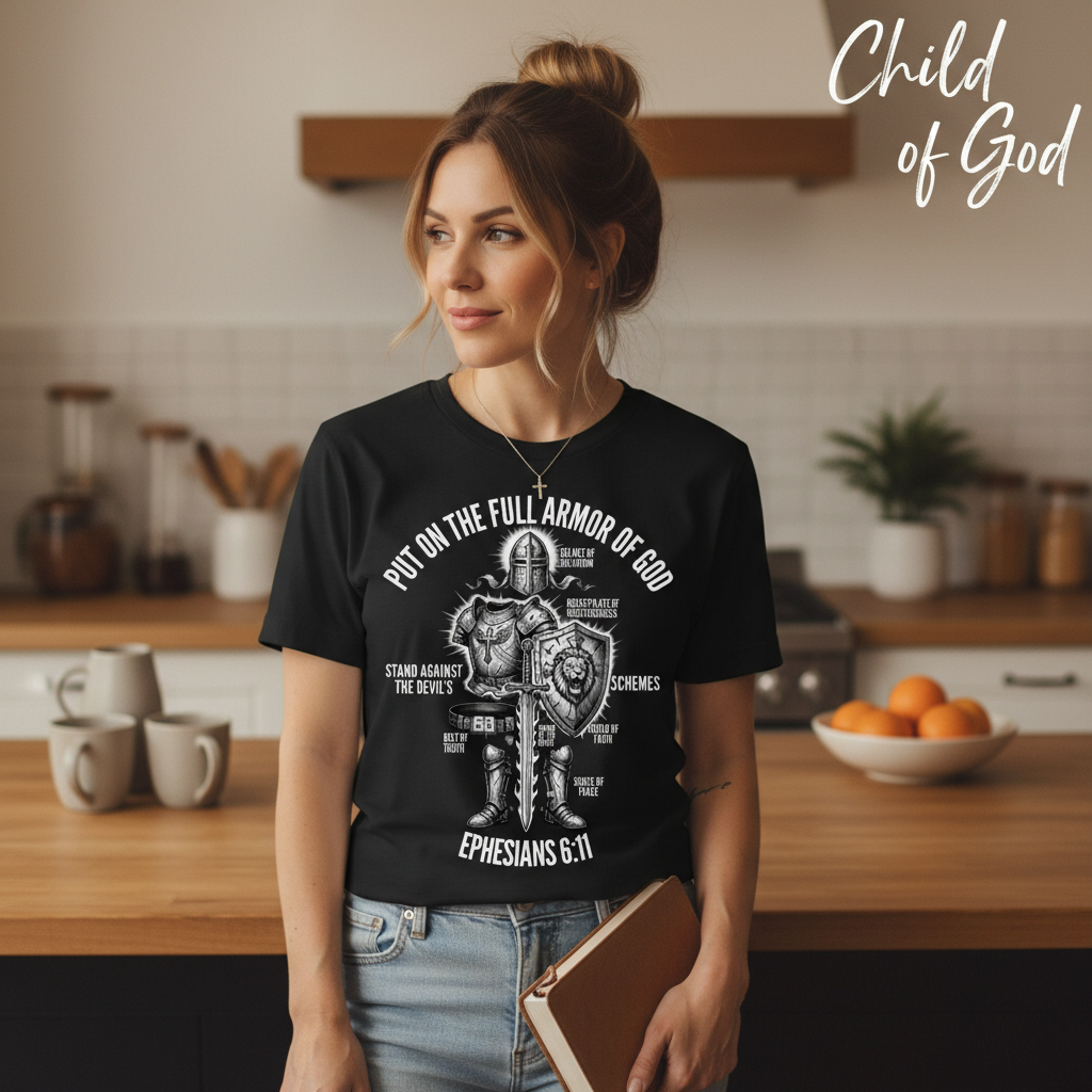 Full Armor of God Warrior T-Shirt__use