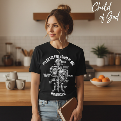 Full Armor of God Warrior T-Shirt__use