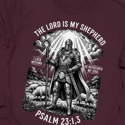 The Lord Is My Shepherd Warrior T-Shirt__detail