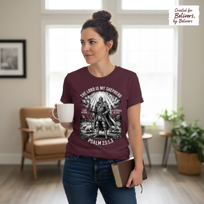 The Lord Is My Shepherd Warrior T-Shirt__lifestyle