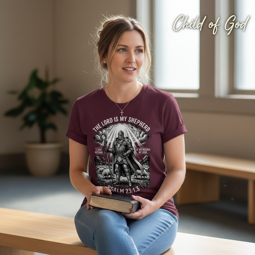 The Lord Is My Shepherd Warrior T-Shirt__use