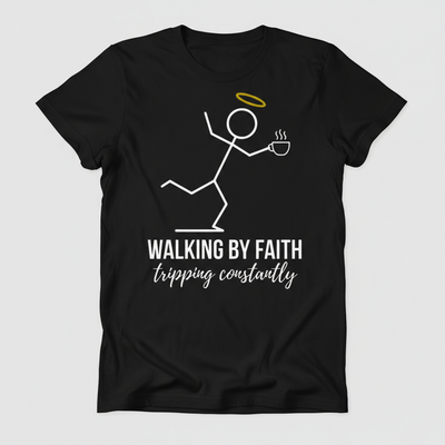 Walking by Faith T-Shirt_triple_model