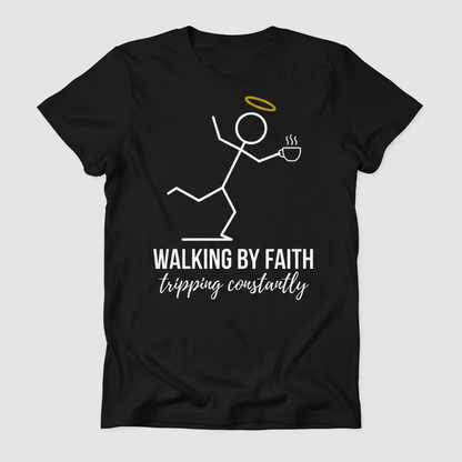 Walking by Faith T-Shirt_triple_model