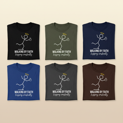 Walking by Faith T-Shirt_6color_grid