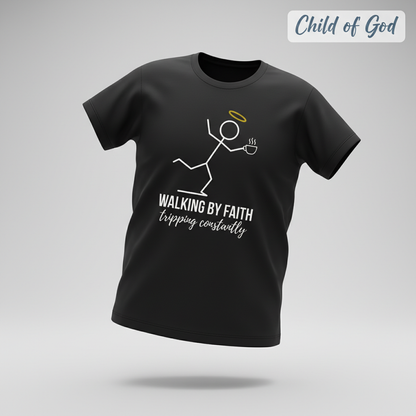 Walking by Faith T-Shirt_3d_float