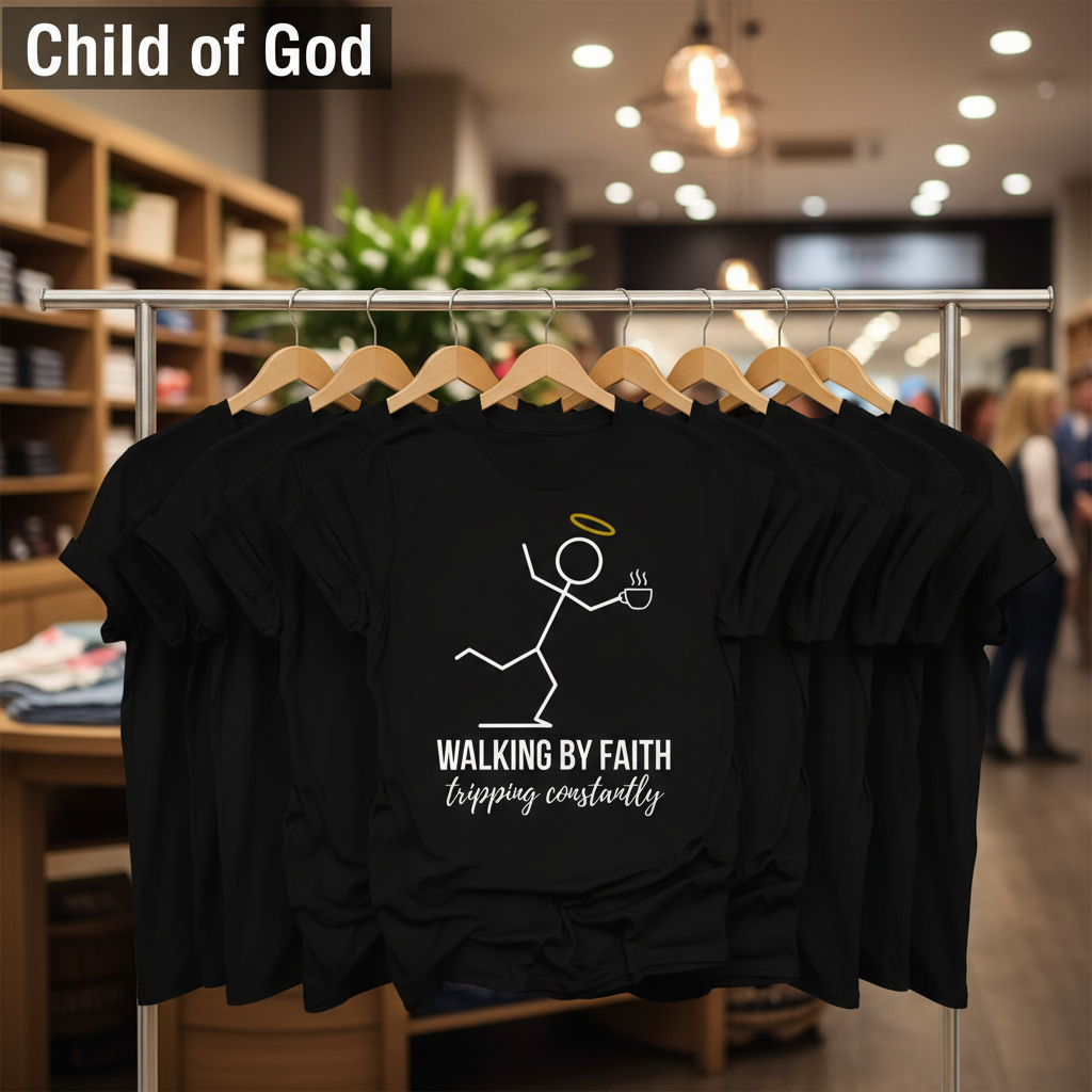 Walking by Faith T-Shirt_boutique_rack