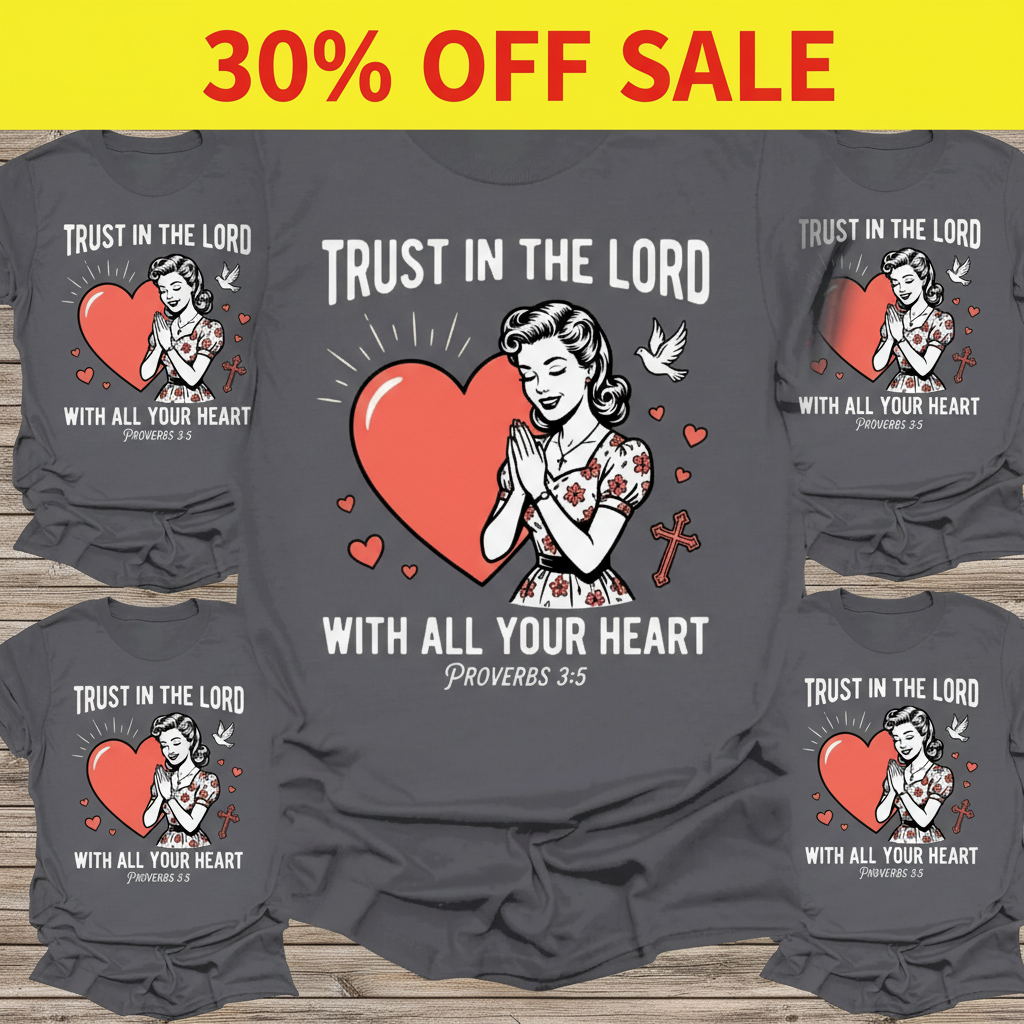 Trust In The Lord T-Shirt_triple_model