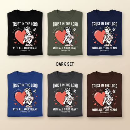 Trust In The Lord T-Shirt_6color_grid