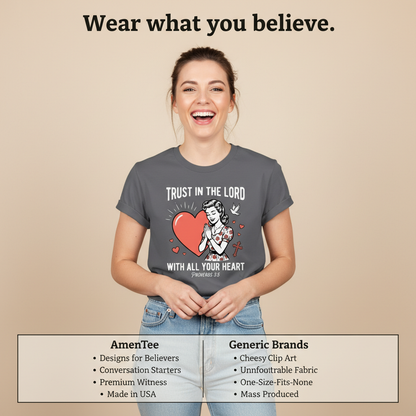 Trust In The Lord T-Shirt_product_table