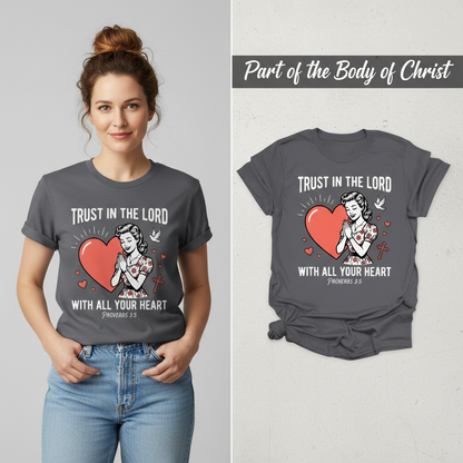 Trust In The Lord T-Shirt_model_flat