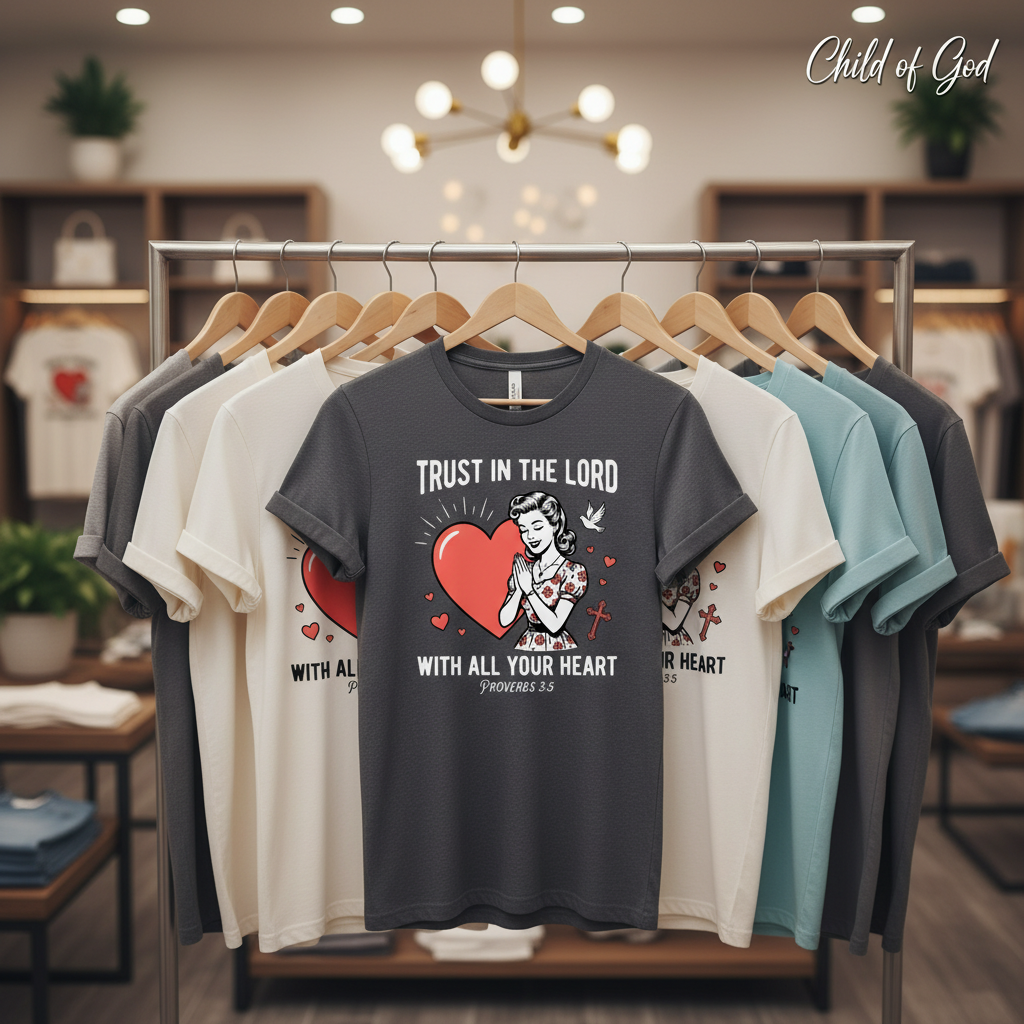 Trust In The Lord T-Shirt_boutique_rack