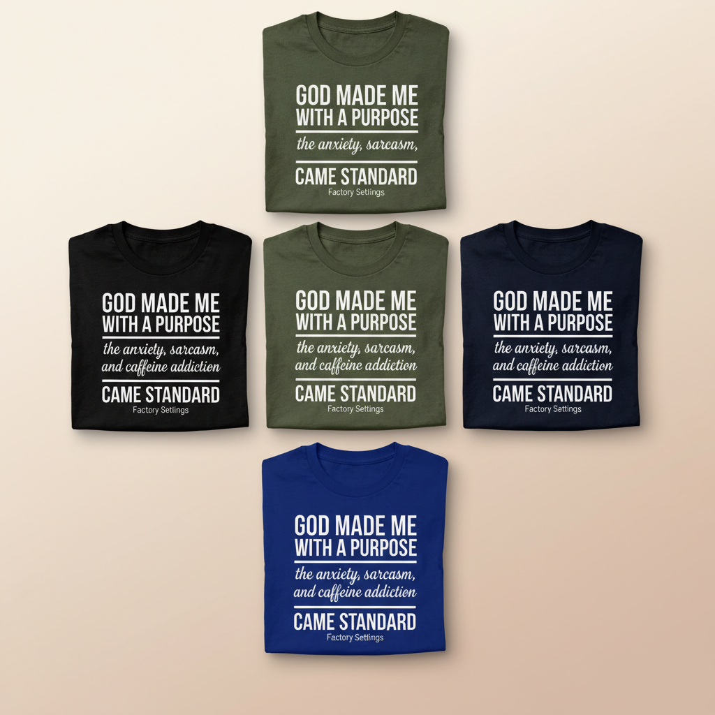 Factory Settings Faith T-Shirt_6color_grid