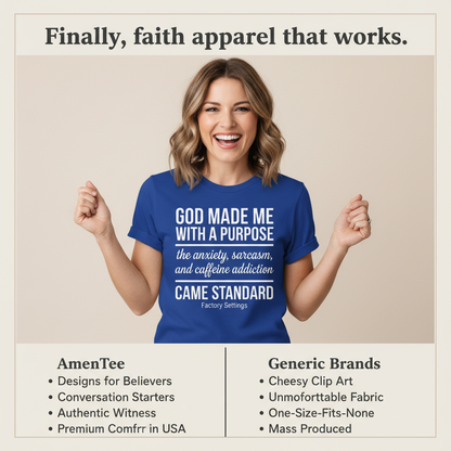 Factory Settings Faith T-Shirt_product_table