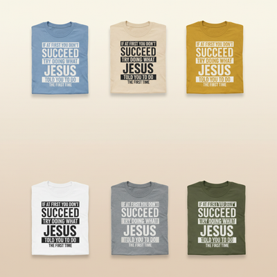Do What Jesus Said T-Shirt_6color_grid