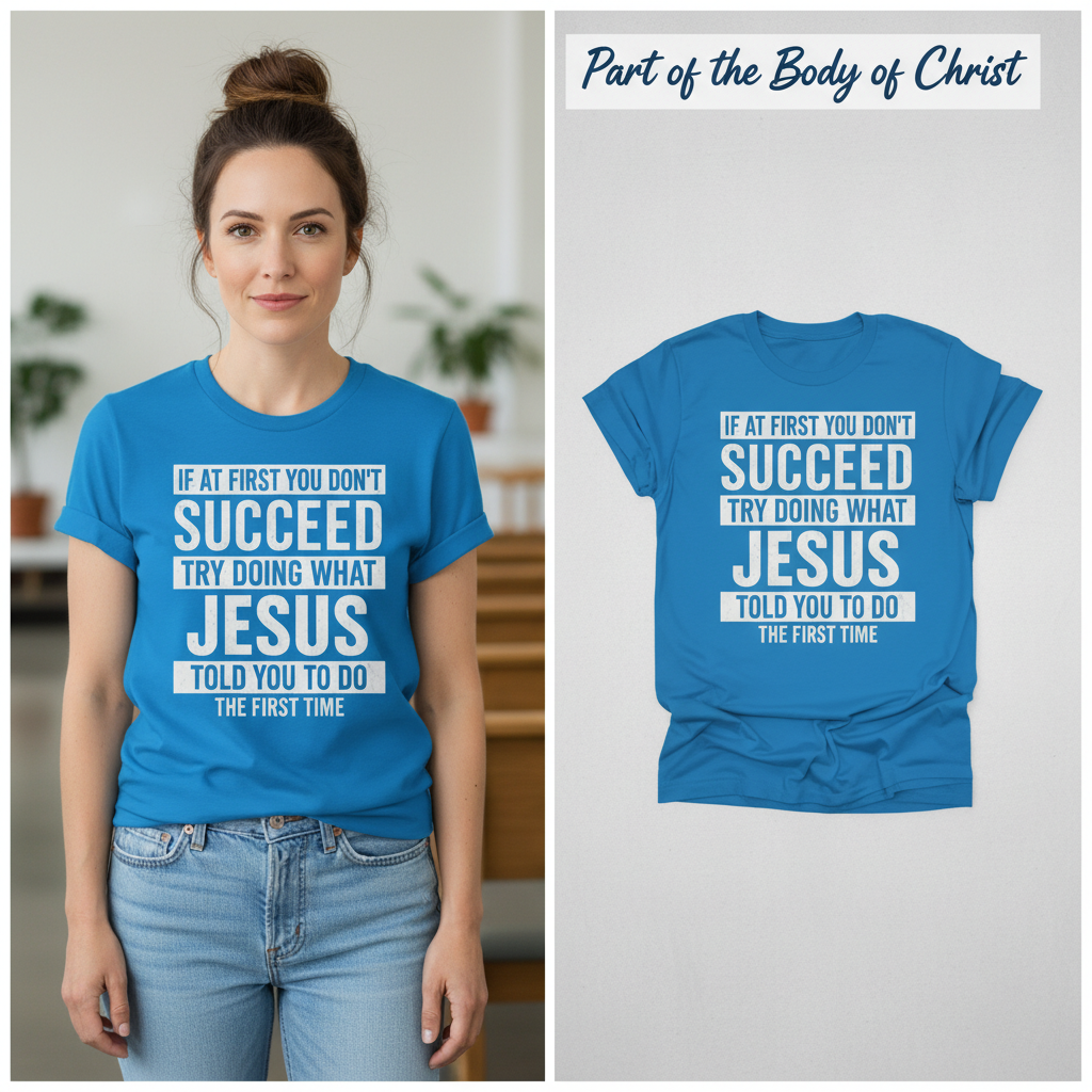 Do What Jesus Said T-Shirt_model_flat