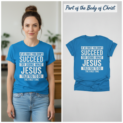 Do What Jesus Said T-Shirt_model_flat