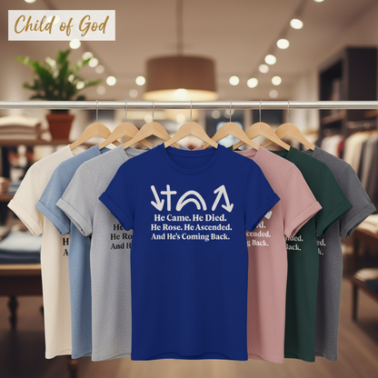 He’s Coming Back T-Shirt_boutique_rack