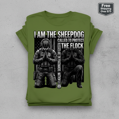 Sheepdog Protector T-Shirt_stacked_flatlay