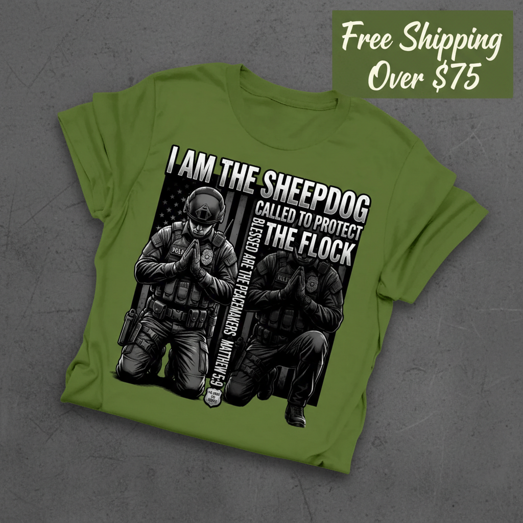 Sheepdog Protector T-Shirt_fold_tilt