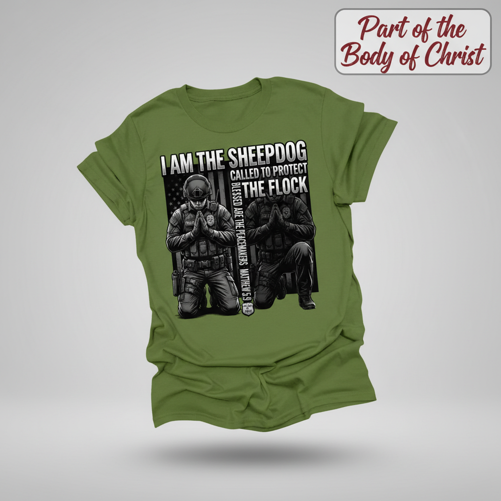 Sheepdog Protector T-Shirt_3d_float