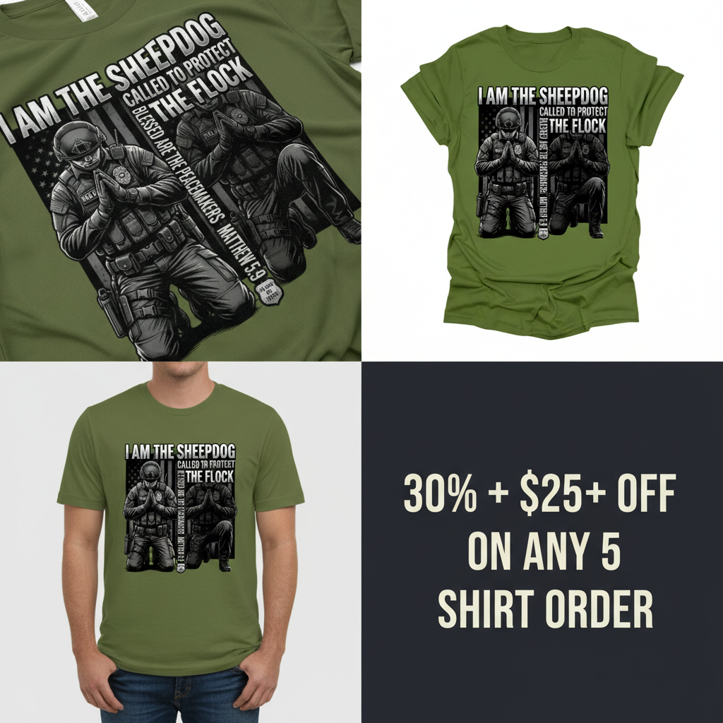 Sheepdog Protector T-Shirt_4_panel