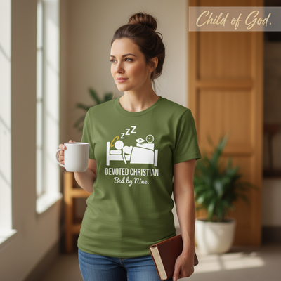 Devoted Christian Bed by Nine T-Shirt__lifestyle