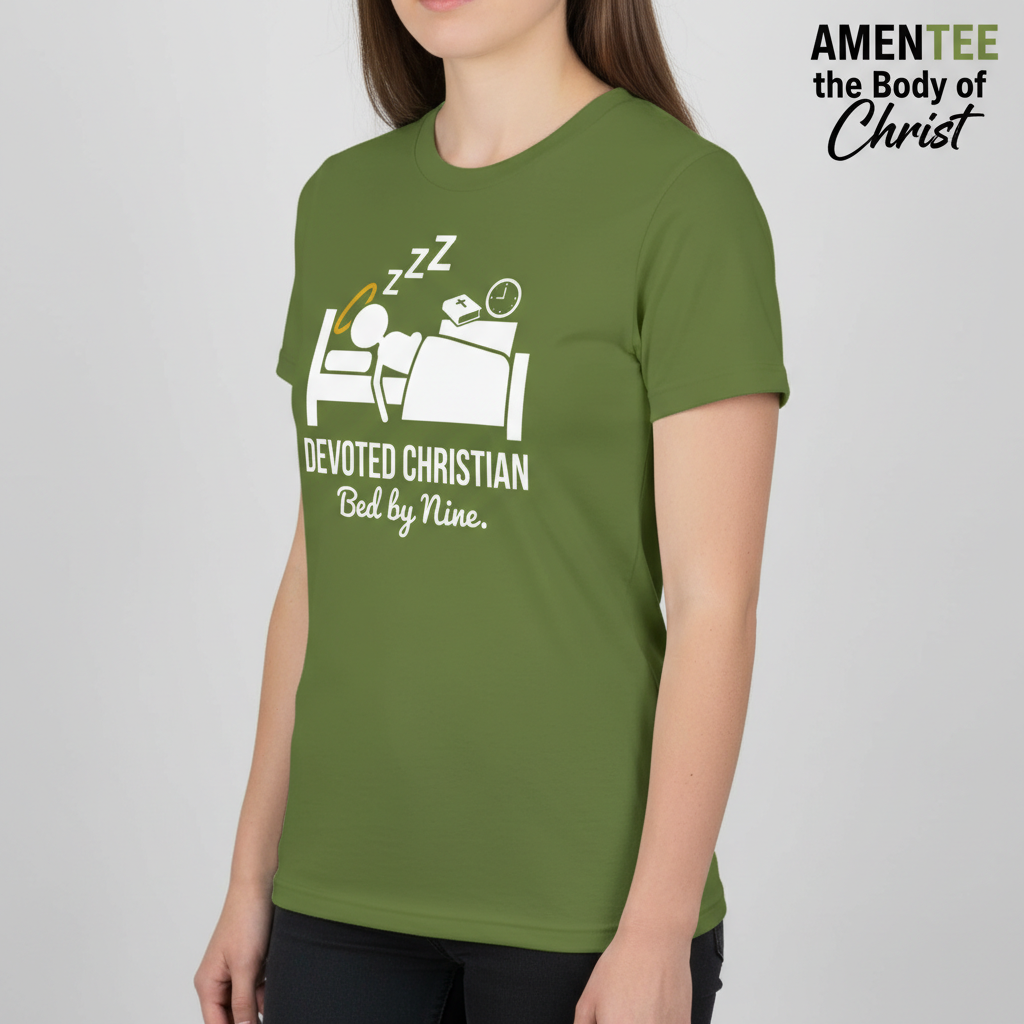 Devoted Christian Bed by Nine T-Shirt__hero