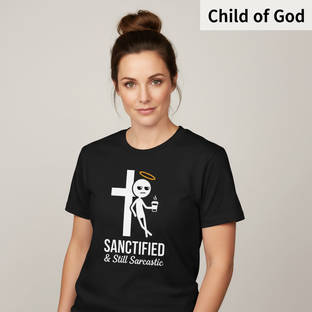 Sanctified & Still Sarcastic T-Shirt__hero
