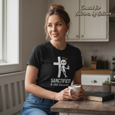 Sanctified & Still Sarcastic T-Shirt__use