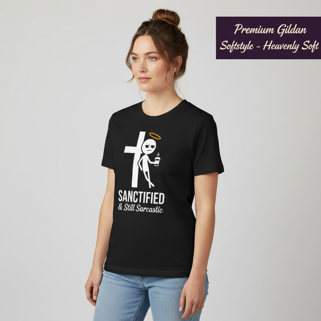 Sanctified & Still Sarcastic T-Shirt__benefit