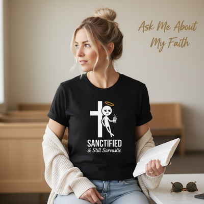 Sanctified & Still Sarcastic T-Shirt__pair