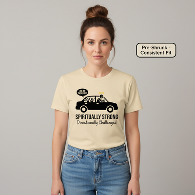 Spiritually Strong Travel Humor T-Shirt__benefit