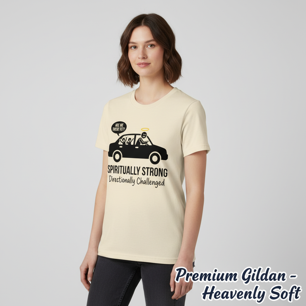Spiritually Strong Travel Humor T-Shirt__space