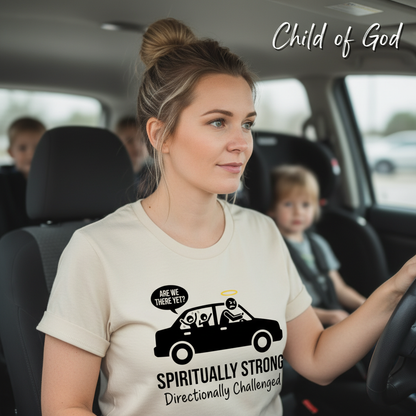 Spiritually Strong Travel Humor T-Shirt__use