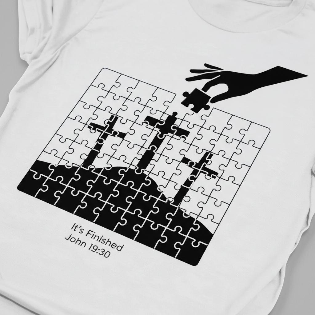 It's Finished T-Shirt__detail