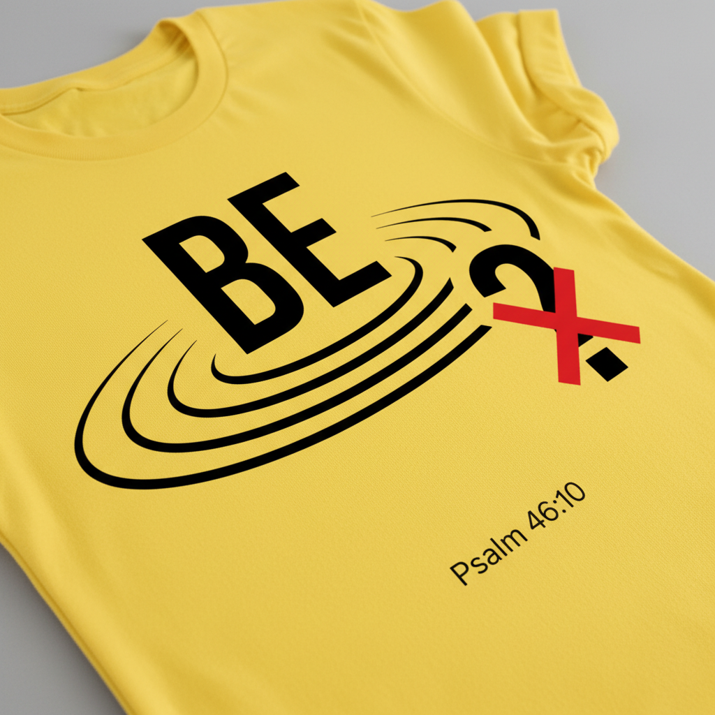 Be Still Scripture T-Shirt__detail