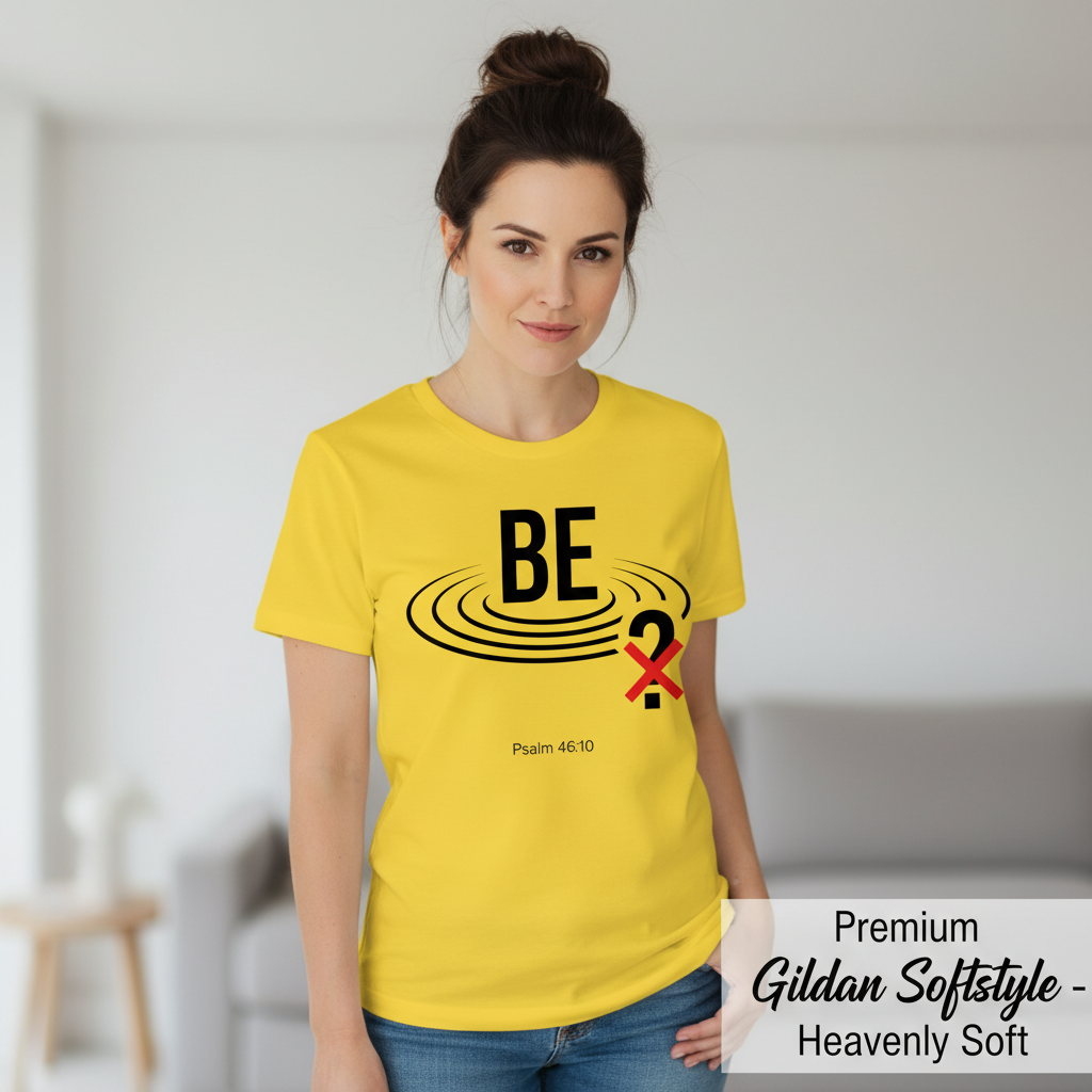 Be Still Scripture T-Shirt__space