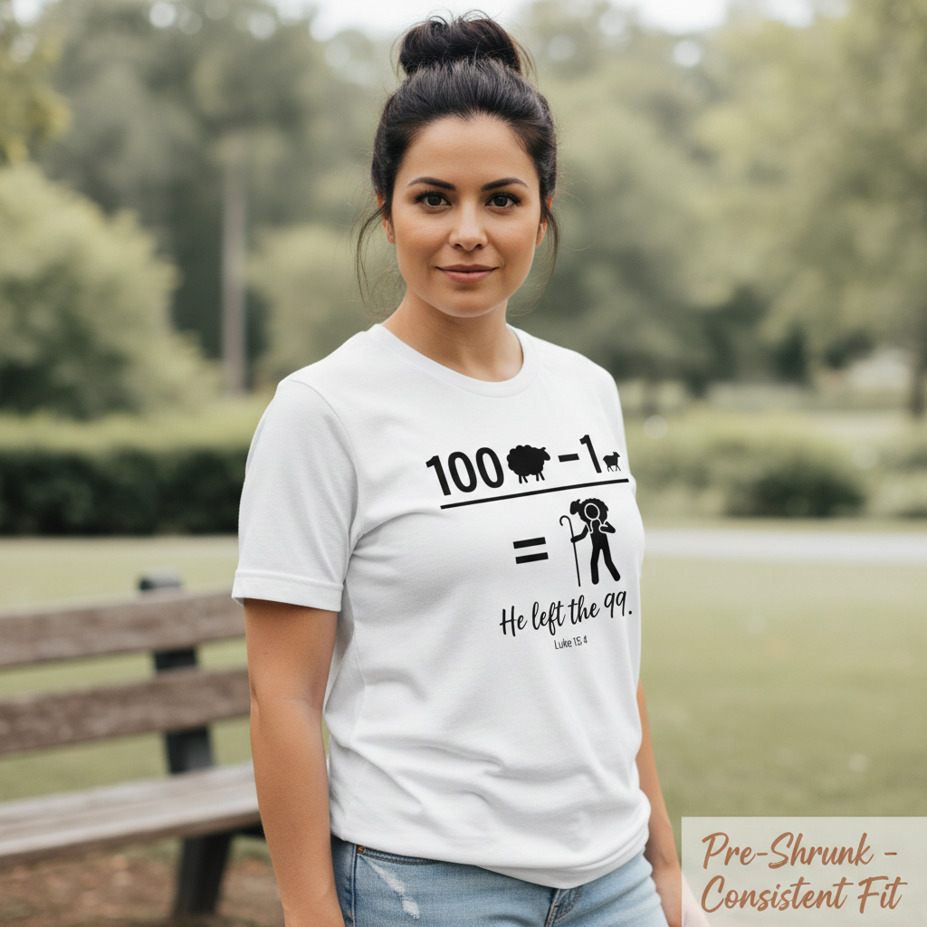 He Left the 99 T-Shirt__space
