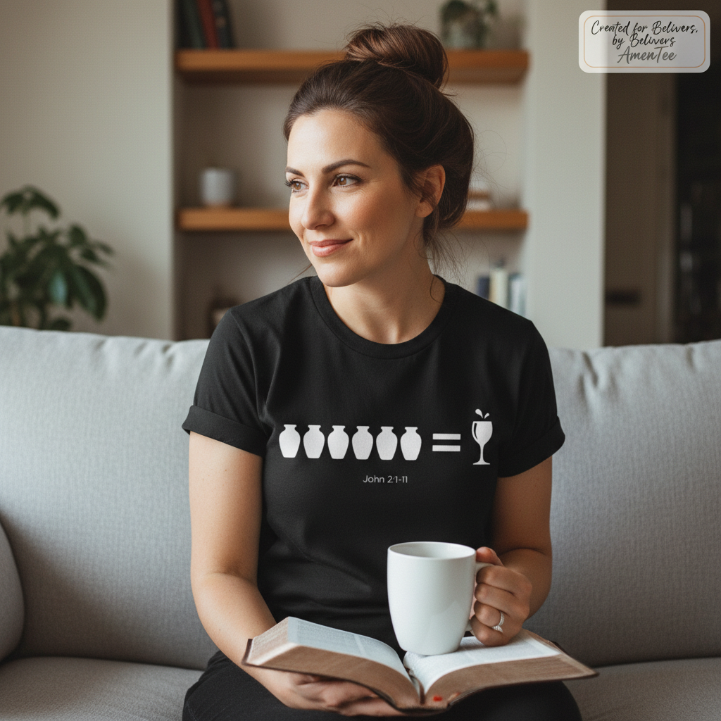 Water-to-Wine Miracle T-Shirt__use