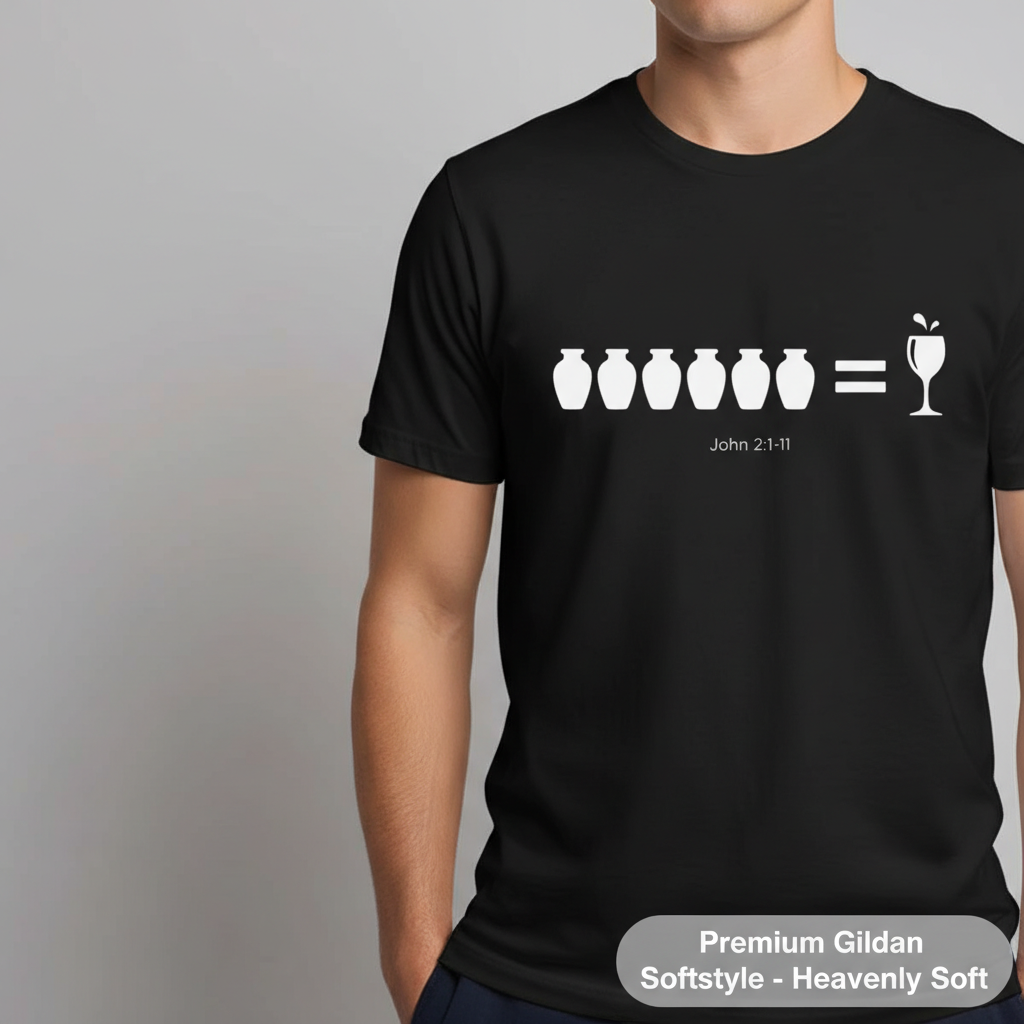 Water-to-Wine Miracle T-Shirt__space