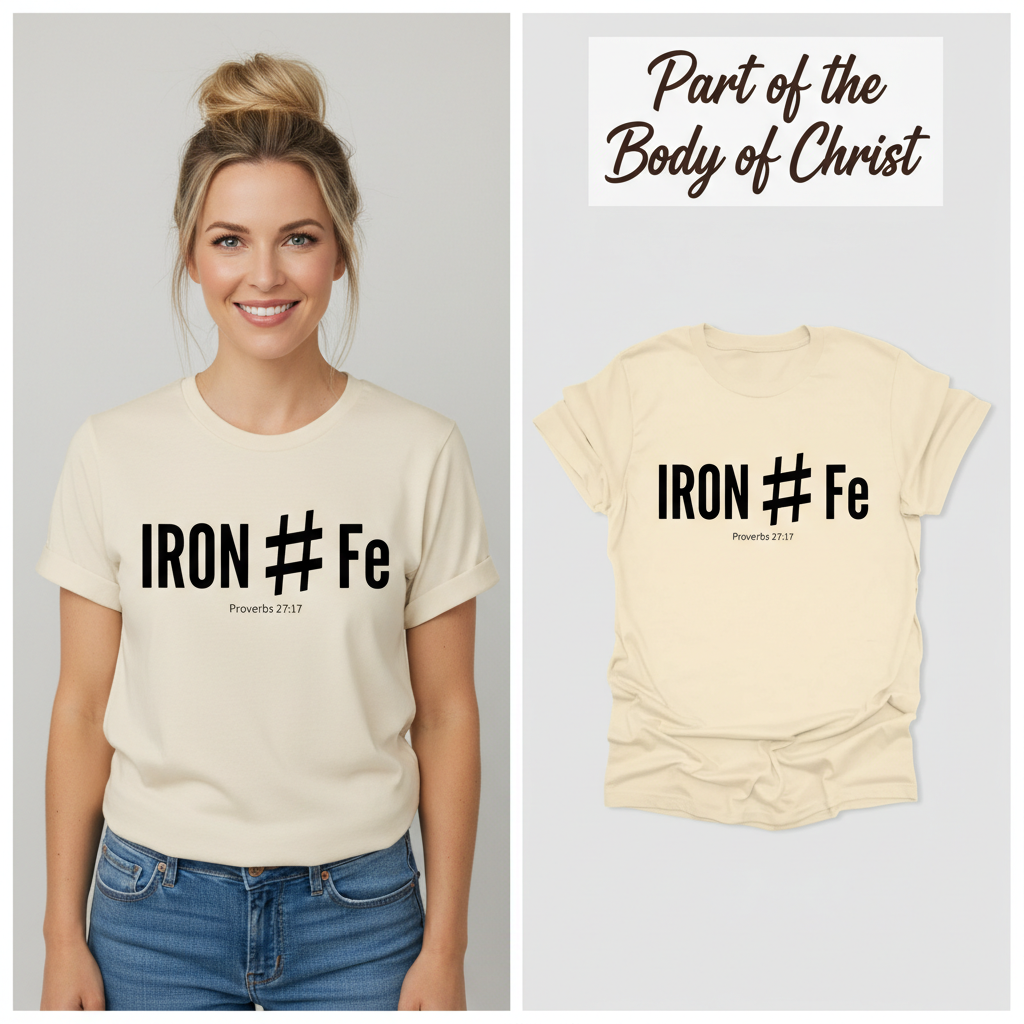 Iron Sharpens Iron T-Shirt_model_flat